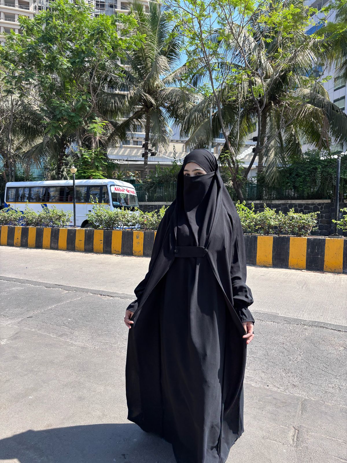 Premium Saudi Jilbab 1-Piece Full Length – Black