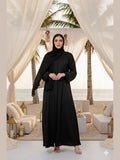 Sumaira Premium Black Abaya