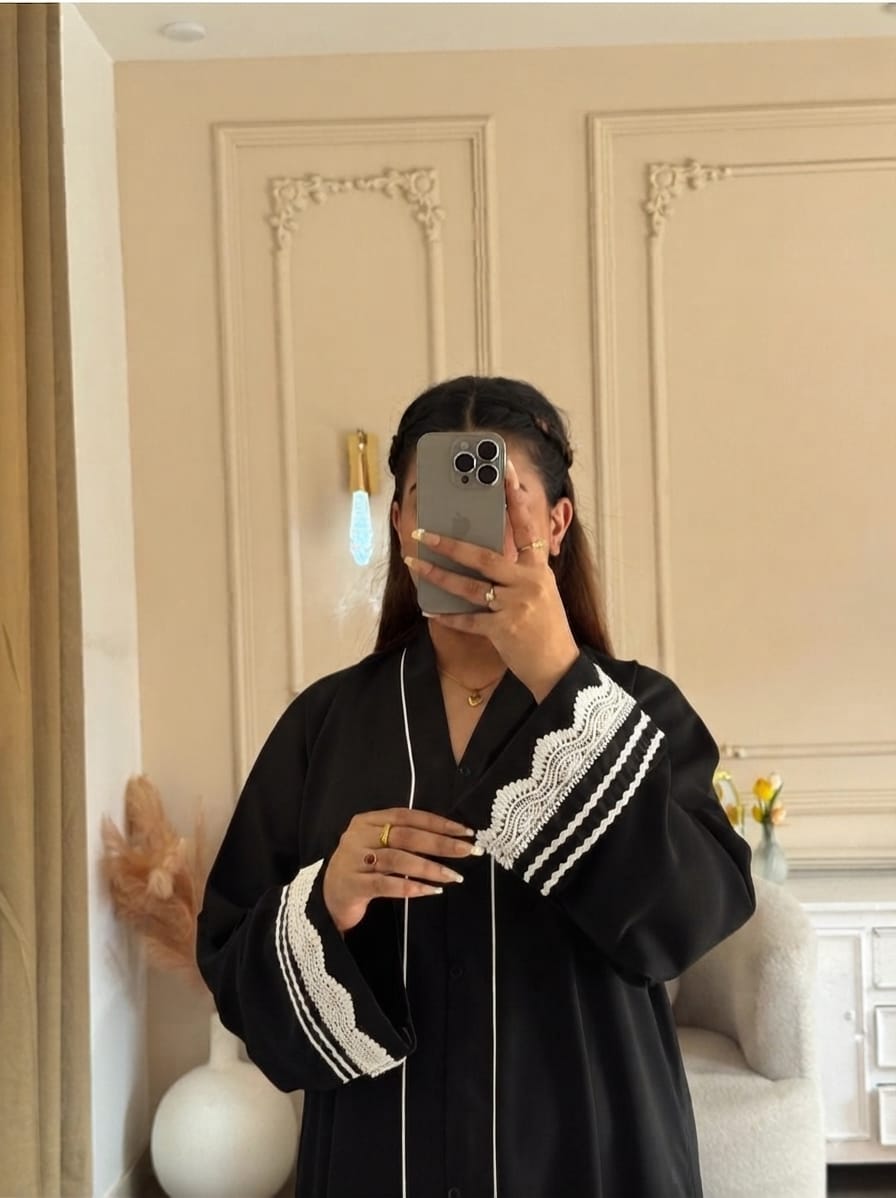 Midnight Lace Abaya