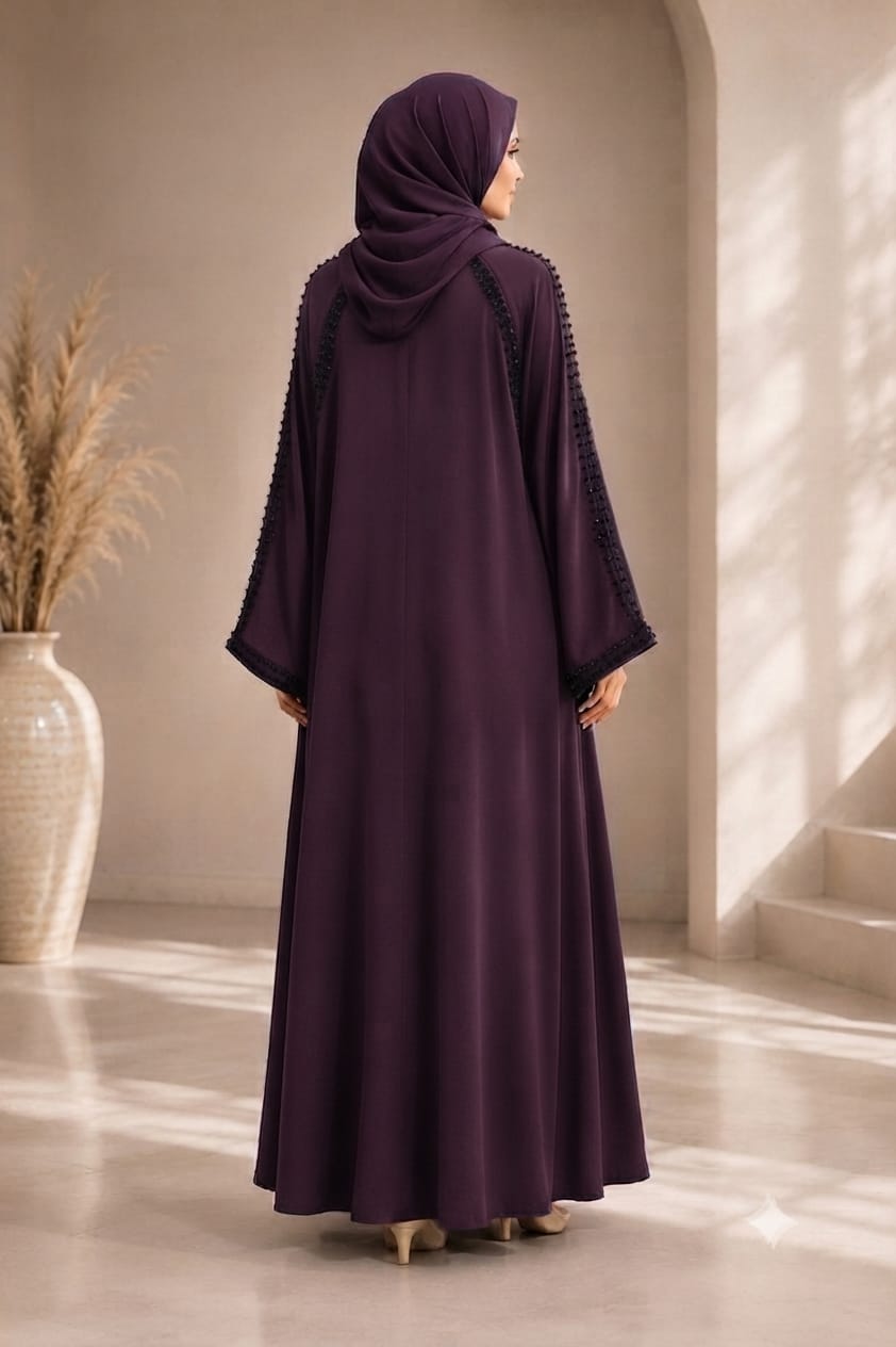 Wine Grace Abaya