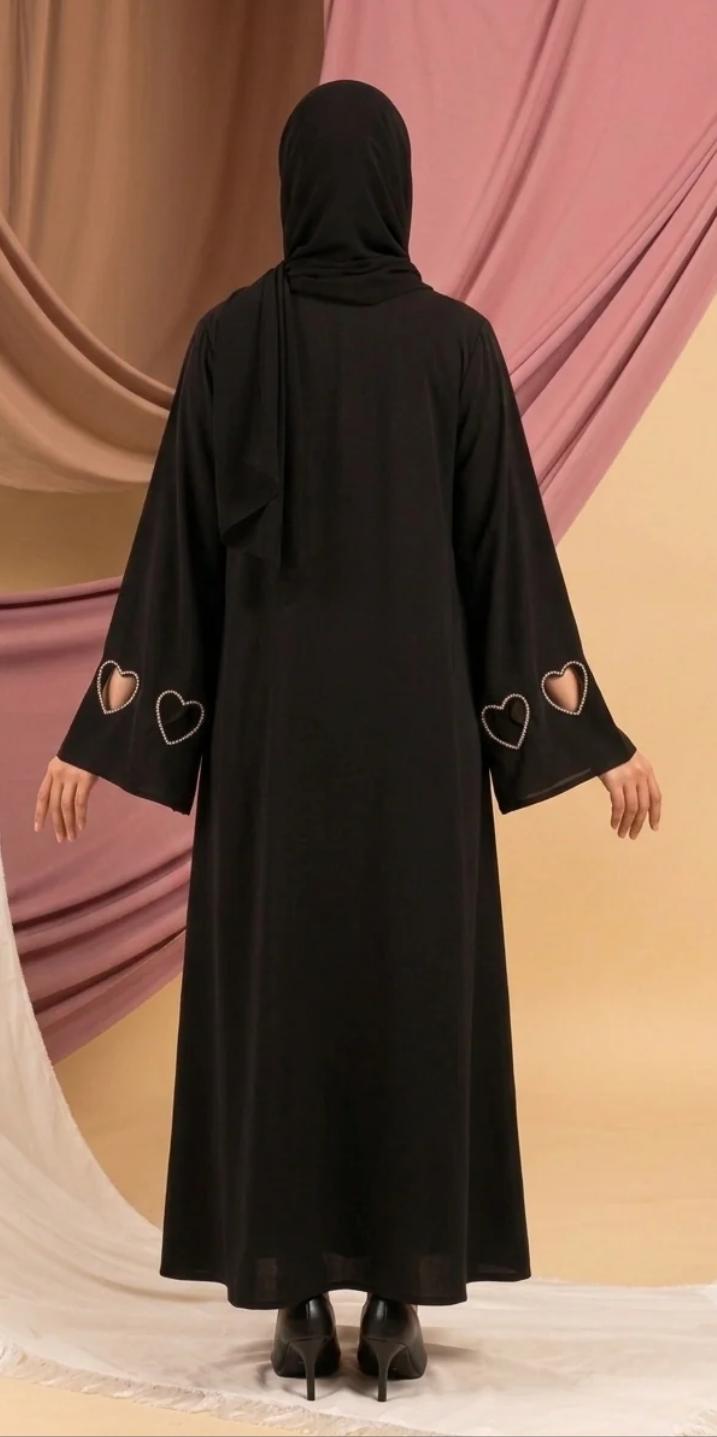 The HeartBeat Cut Out Abaya