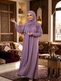 Lavender Grace Luxe Maxi Abaya