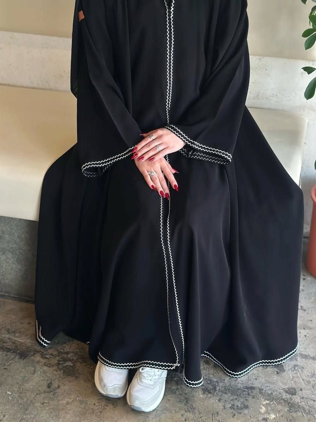 Royal Khizra Embroidered Abaya ( Highly Recommended )