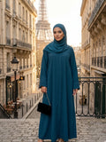 Premium Midnight Ocean ( Premium Nida Fabric )